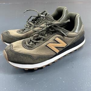 New Balance Men's Olive and Tan Sneakers